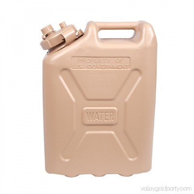 Ability One 5 Gallon BPA FREE Durable Plastic Water Jug, Desert Sand